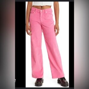 Corduroy wide leg pants